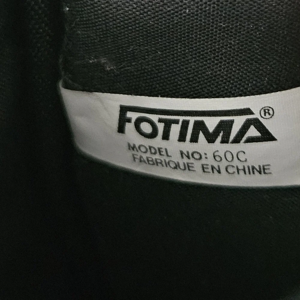 Fotima black camera carrying‎ case model no. 60C with strap and pockets